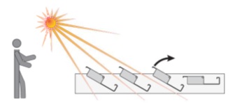 Slats angled for sun to penetrate on Louvered Pergola.jpg Slats angled for sun to penetrate on Louvered Pergola.jpg